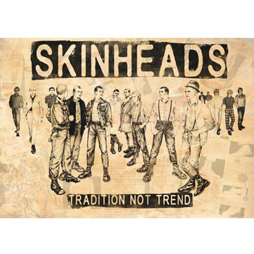 A3 Poster SKINHEADS Tradition not trend 