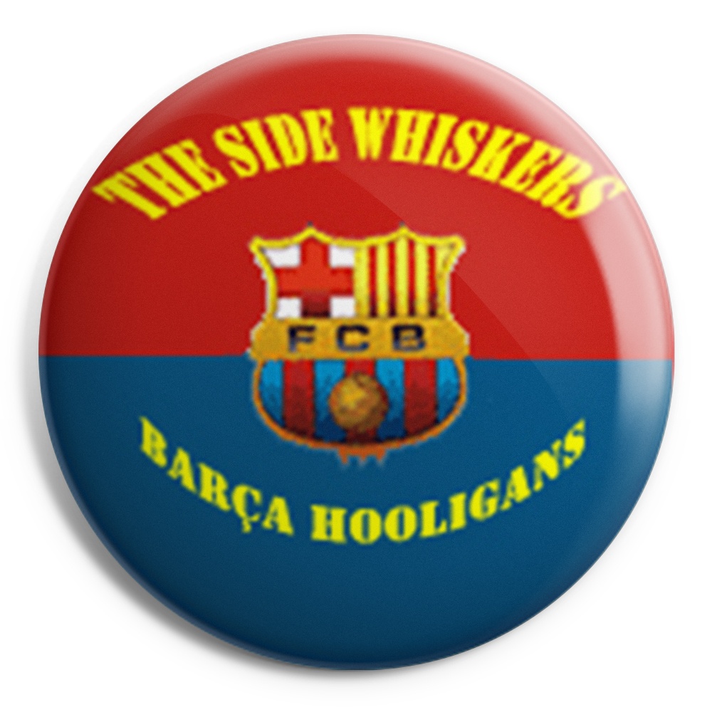 SIDEWHISKERS BARÇA Chapa/ Button Badge