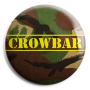 picture of CROWBAR Camou Hippy Punks Button Badge 