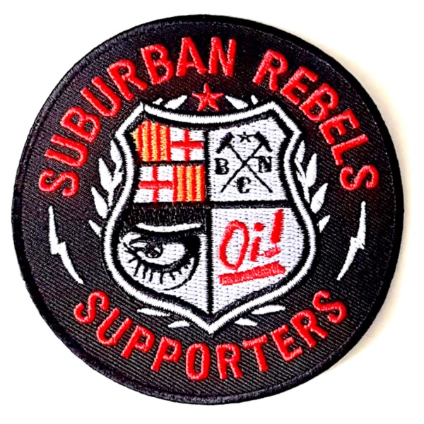 SUBURBAN REBELS Supporters Parche bordado